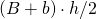 (B+b) \cdot h/ 2